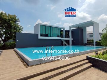 2-storey twin house, 38 sq m., Inizio Village 3, Pinklao-Ring Road, Samret Phatthana Road, Rongkanchanaphisek Road, Bang Kruai, Nonthaburi