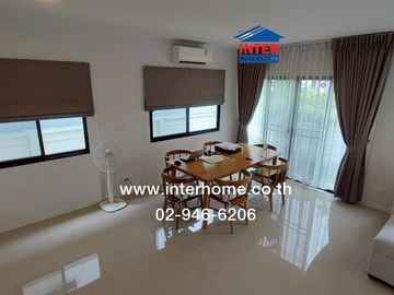 2-storey twin house, 35.6 sq.w., Eco House Village, Pinklao-Salaya, Soi Wat Som Kleng (Soi 31), Samret Phatthana Road, Sala Thammasop Road, Bang Kruai