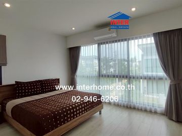 2-storey twin house, 35.6 sq.w., Eco House Village, Pinklao-Salaya, Soi Wat Som Kleng (Soi 31), Samret Phatthana Road, Sala Thammasop Road, Bang Kruai