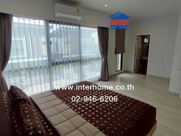 2-storey twin house, 35.6 sq.w., Eco House Village, Pinklao-Salaya, Soi Wat Som Kleng (Soi 31), Samret Phatthana Road, Sala Thammasop Road, Bang Kruai