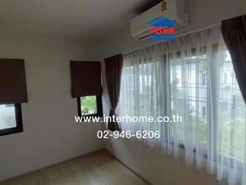 2-storey twin house, 35.6 sq.w., Eco House Village, Pinklao-Salaya, Soi Wat Som Kleng (Soi 31), Samret Phatthana Road, Sala Thammasop Road, Bang Kruai