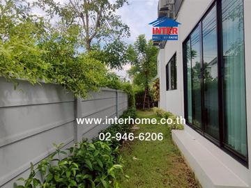 2-storey twin house, 35.6 sq.w., Eco House Village, Pinklao-Salaya, Soi Wat Som Kleng (Soi 31), Samret Phatthana Road, Sala Thammasop Road, Bang Kruai