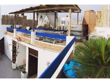 Vendo Hermosa Casa De Playa Amoblada, En Primera Fila. Cerro Azul, Playa Los Lobos
