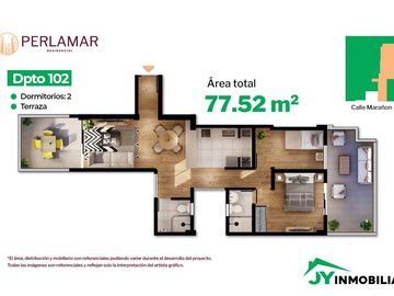 Venta de departamento de estreno en La Perla 🏡