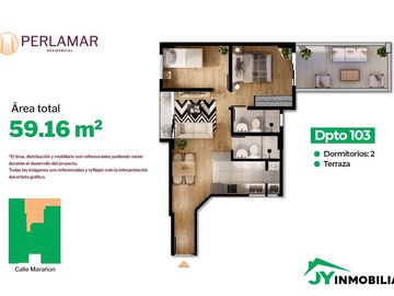 Venta de departamento de estreno en La Perla 🏡
