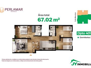 Venta de departamento de estreno en La Perla 🏡