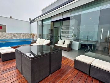 Penthouse en venta en Malecon de Miraflores con Piscina Terraza