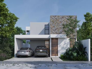 EN VENTA CASA 🏠EN FRACCIONAMIENTO GRAN BOSCO, PRIVADA EN CONKAL,  DE 4 RECÁMARAS 🛏️