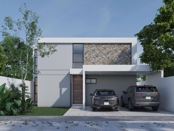 EN VENTA CASA 🏠EN FRACCIONAMIENTO GRAN BOSCO, PRIVADA EN CONKAL,  DE 4 RECÁMARAS 🛏️