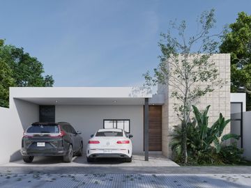 EN VENTA CASA 🏠EN FRACCIONAMIENTO GRAN BOSCO, PRIVADA EN CONKAL,  DE 4 RECÁMARAS 🛏️