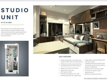 Ready for Occupancy 21 sqm Residential Condo for Sale in Cebu City
