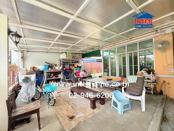 Twin house, 2 floors, 37.3 sq.w., Pruksa Village 17, Lam Luk Ka, Khlong 3, near BTS Khu Khot Station, along Khlong Sam Lam Luk Ka Road, Lam Luk Ka Roa