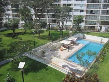 SE ALQUILA ESPECTACULAR FLAT AMOBLADO O SEMIAMOBLADO EN PRIMER PISO DE 3 DORMITORIOS MAS SERVICIOS. CERCA A UPC , EMBAJADA EE.UU. AV.