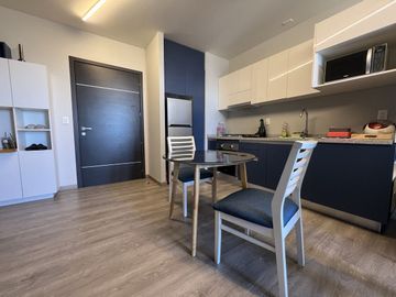 Departamento de 1 Recámara con Terraza. Equipado y Amueblado