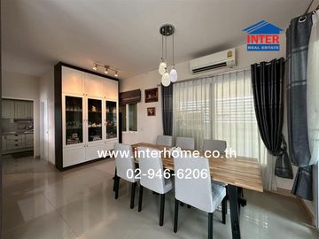 2-storey twin house, 39.3 sq.w., Casa City Village, Don Mueang, Thet Ratchan Road (along Khun Nai Kim Road 1), Nawong Pracha Phatthana Road, Din Daeng