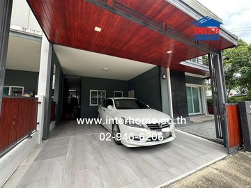 2-storey twin house, 39.3 sq.w., Casa City Village, Don Mueang, Thet Ratchan Road (along Khun Nai Kim Road 1), Nawong Pracha Phatthana Road, Din Daeng
