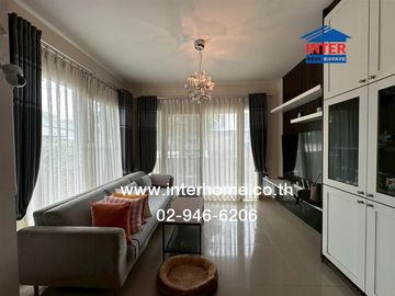 2-storey twin house, 39.3 sq.w., Casa City Village, Don Mueang, Thet Ratchan Road (along Khun Nai Kim Road 1), Nawong Pracha Phatthana Road, Din Daeng