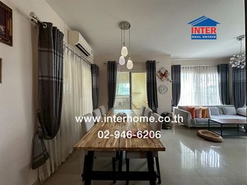 2-storey twin house, 39.3 sq.w., Casa City Village, Don Mueang, Thet Ratchan Road (along Khun Nai Kim Road 1), Nawong Pracha Phatthana Road, Din Daeng
