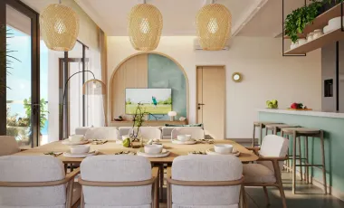 Premier 3-Bedrooms beachfront condo inside Terrazas de Punta Fuego overlooking seaview