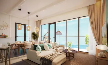 Premier 3-Bedrooms beachfront condo inside Terrazas de Punta Fuego overlooking seaview
