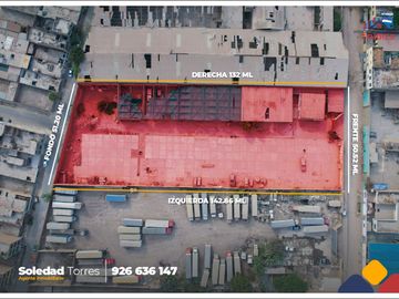 VENDO LOCAL INDUSTRIAL DE 6871 M2 EN PUENTE PIEDRA, CON UN AMPLIO PATIO DE MANIOBRAS
