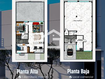 Local comercial + Departamento en Venta en Urbanización Miracielo, Machala