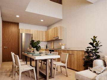 DEPARTAMENTO EN VENTA  EN LA PLAYA YUCATAN 200 METROS CHELEM