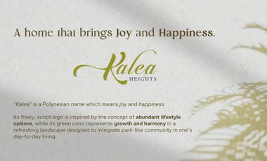 2 Bedroom at Kalea Heights, Good Shepherd Rd, Banawa, Cebu City - 55sqm.