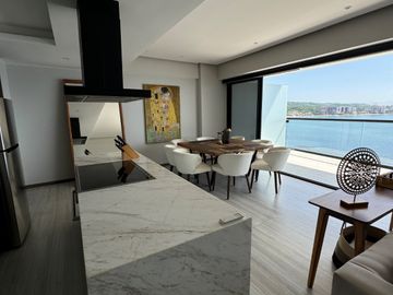 Departamento de lujo frente a playa en venta en El Tizate, La Cruz de Huanacaxtle.