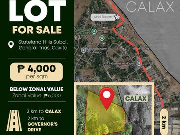 963 sqm. Residential Lot Near Governor's Drive and CALAX