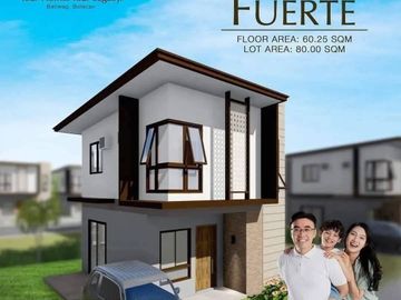 Fuerte Model-Single Attached House and Lot for Sale in Brgy. Hinukay Baliuag Bulacan