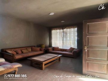 ¡Casa de campo en Ica lista para terminar a tu gusto! 🌴 Amplia, bien ubicada y con todos los servicios