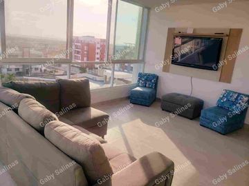 Departamento en venta en Chipipe Salinas playa súper cerca y seguridad 24 horas