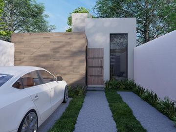 PREVENTA DE CASA CÉNTRICA DE UN NIVEL CON AMPLIO JARDÍN