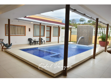 VENTA CASA EN CONJUNTO CON PISCINA CERCA DEL RIO BONDA STA MTA – F.V