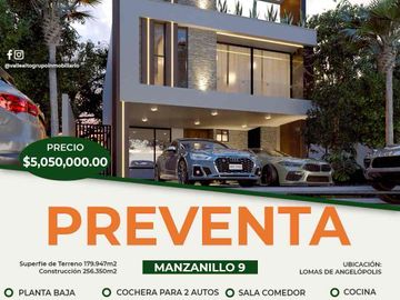 PREVENTA DE CASA EN LOMAS DE ANGELOPOLIS, PUEBLA