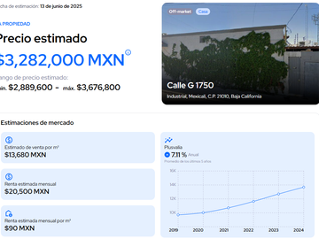 VENTA DE CASA EN MEXICALI BAJA CALIFORNIA NTE, COLONIA INDUSTRIAL