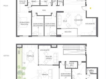 Tu nuevo Penthouse en Miraflores, límite con San Isidro, con el entorno más lindo y arquitectura única