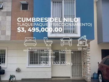 CASA EN VENTA EN CUMBRES DEL NILO, TLAQUEPAQUE