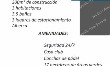 CASA EN VENTA CON ACABADOS DE LUJO EN VÍA CUMBRES CANCÚN.HUAYACAN, 3 RECÁMARAS, AMENIDADES.