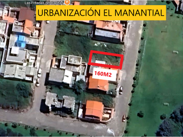 TERRENO EN VENTA URBANIZACIÓN MANANTIAL CONOCOTO
