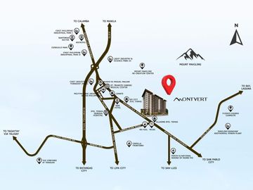 Pre-Selling 1BR for sale in Montvert Residence Sto. Tomas Batangas