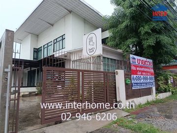 2-storey office building, 186.6 sq.w., office building near iHave CPU Ram Intra, Ram Intra Road, Phahon Yothin Road, Bang Khen District, Bangkok