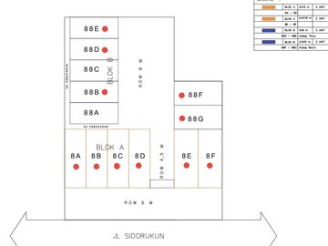 Jual Townhouse Kondisi Kosong di Krakatau Luxe Jalan Sidorukun