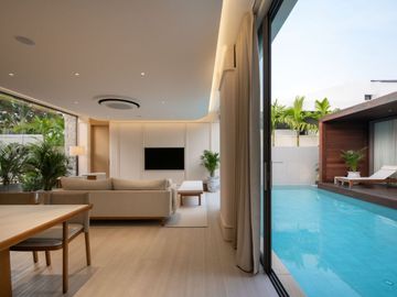 White Sand Beach Luxury Pool Villa  3 Bed, 3 Bath 130 SQW. @ Mövenpick, Na Jomtien