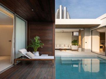 White Sand Beach Luxury Pool Villa  3 Bed, 3 Bath 130 SQW. @ Mövenpick, Na Jomtien