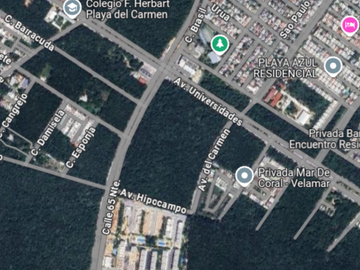 Terreno uso mixto en venta – 2,522 m² sobre Av. Universidades, Playa del Carmen
