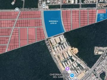 Terreno comercial en zona de alto crecimiento – Ideal para plaza o consultorios en Playa del Carmen