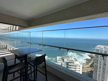 Venta!! Departamento Vista al Mar 3 Dormitorios 2 Baños 1 Estacionamiento, Bosques de Montemar, Reñaca