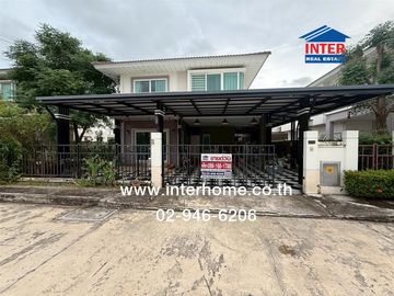 2-storey detached house, 63.2 sq.w., Supalai Parkville Village, near the Rayong Provincial Land Office, Adun Thammaprapha Road, Taksin Maharat Road, M